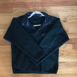 SM DARK GREEN Patagonia Synchillia Snap-T Pullover